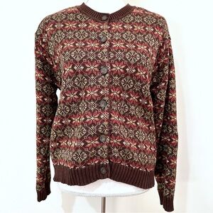 Vintage Aeroware by Aeropostale Button Down Cardigan Sweater Size Large